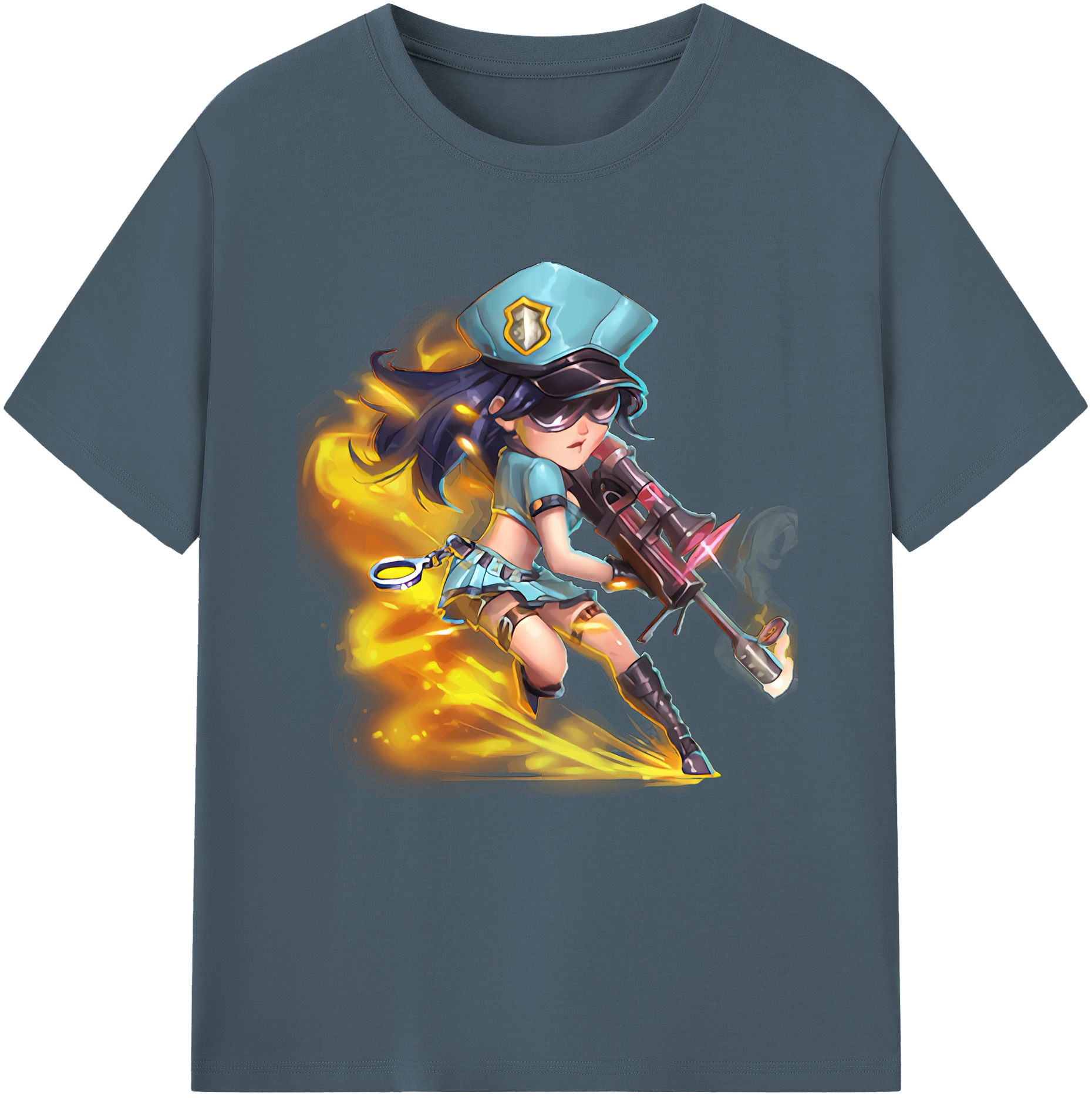 リーグ・オブ・レジェンド League of Legends LOL 綿100％半袖Tシャツ（フロントプリント）